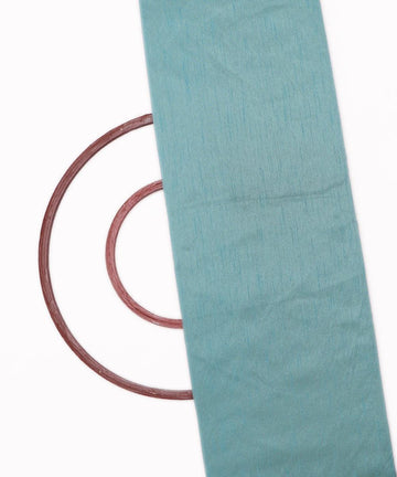 light blue plain raw silk